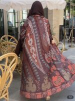 پليسه طرح قهوه اي طرح دار - تصویر 2