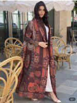 پليسه طرح قهوه اي طرح دار