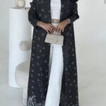 عبا پليسه طرح گل ریز