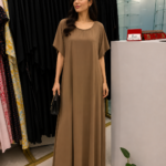 بیراهن زیر عبایی نسکافه ای